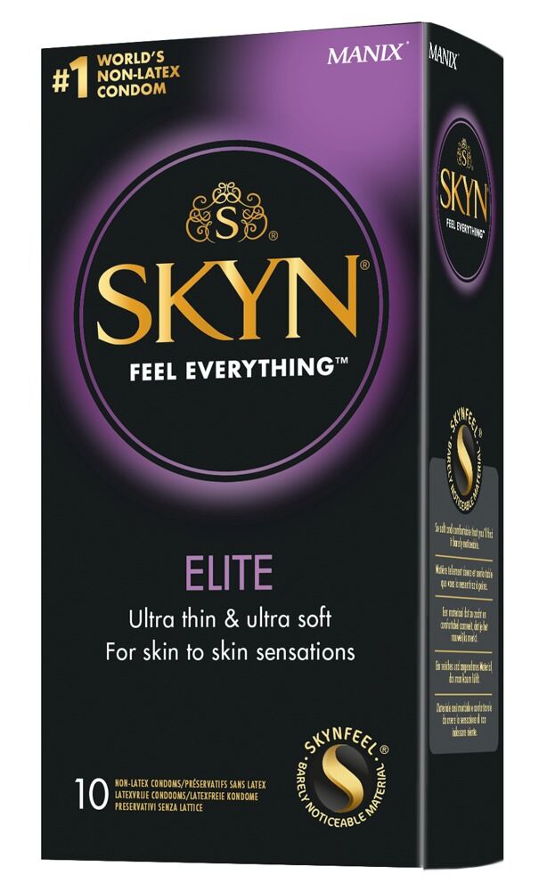SKYN Elite - Preservativi senza Lattice Ultrasottili - 10 pezzi