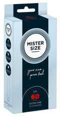 Mister Size 60 mm - Preservativi su Misura - 10 pezzi