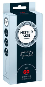 Mister Size 60 mm - Preservativi su Misura - 10 pezzi