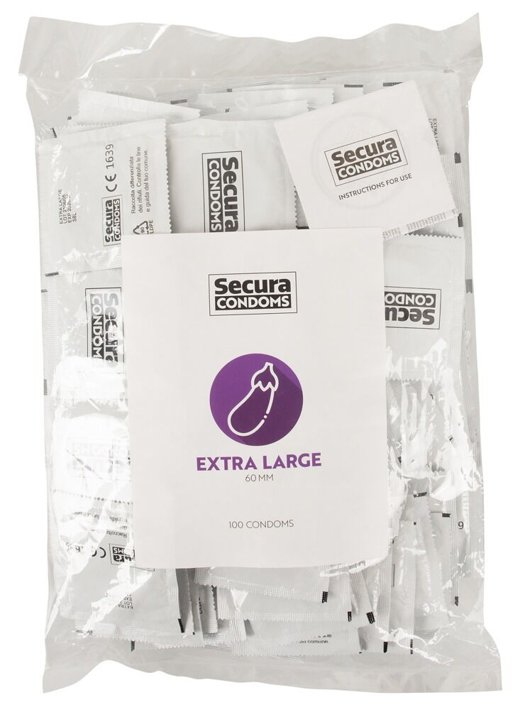 Secura Extra Large - Preservativi XL Trasparenti
