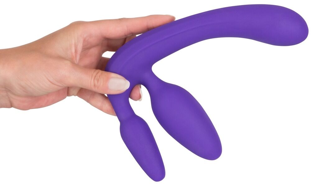 Strapless Strap-On Triple Teaser - Strapless Strap-On Dildo