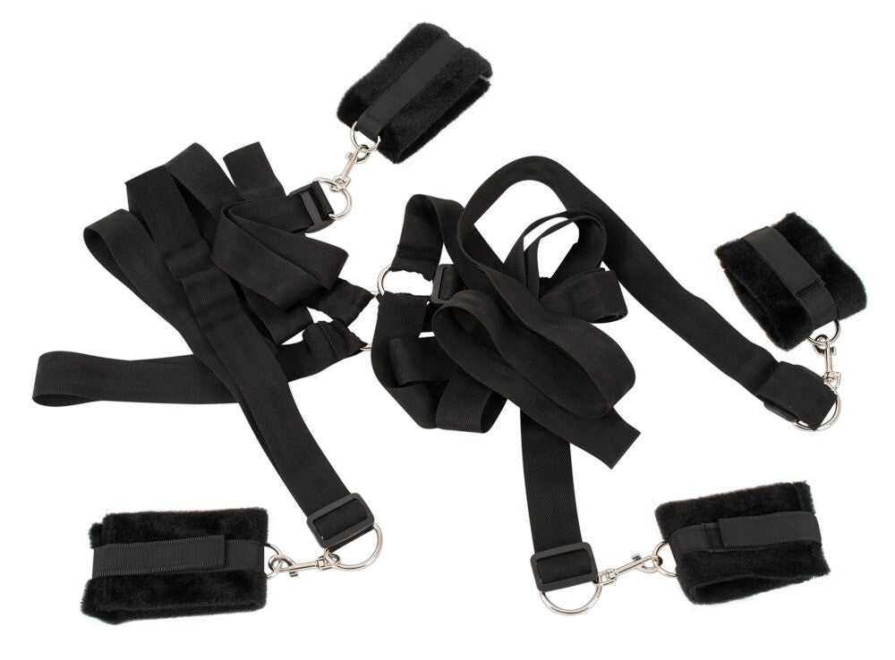 Bad Kitty Bed Shackles - Set di Contenzione da Letto 5 Pezzi