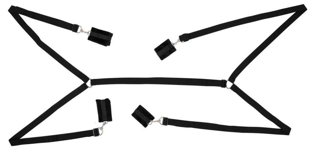 Bad Kitty Bed Shackles - Set di Contenzione da Letto 5 Pezzi