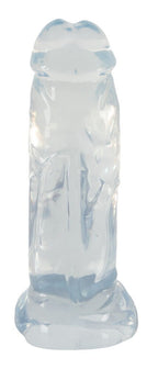 Crystal Big Dong - Transparenter Dildo mit Hoden