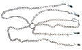 Fetish Collection - Chain Harness with Clamps