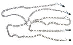 Fetish Collection - Chain Harness with Clamps
