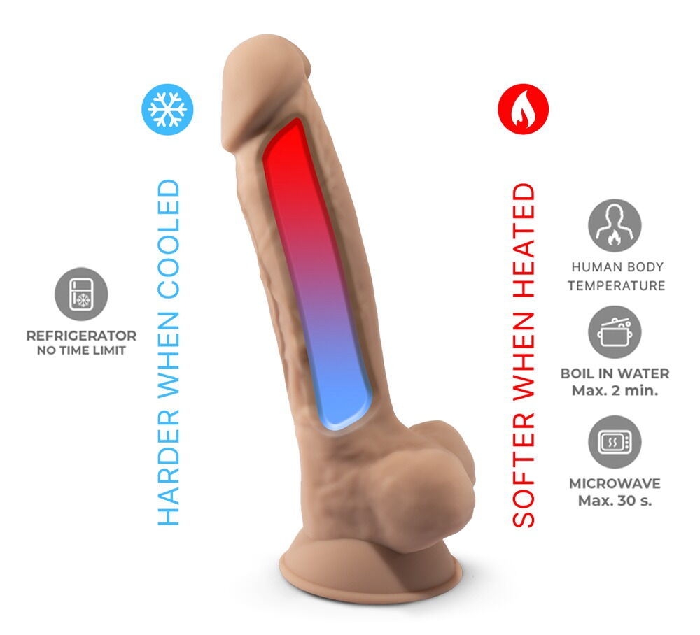 SILEXD Model 1 - Dildo Realistico Modellabile con Ventosa