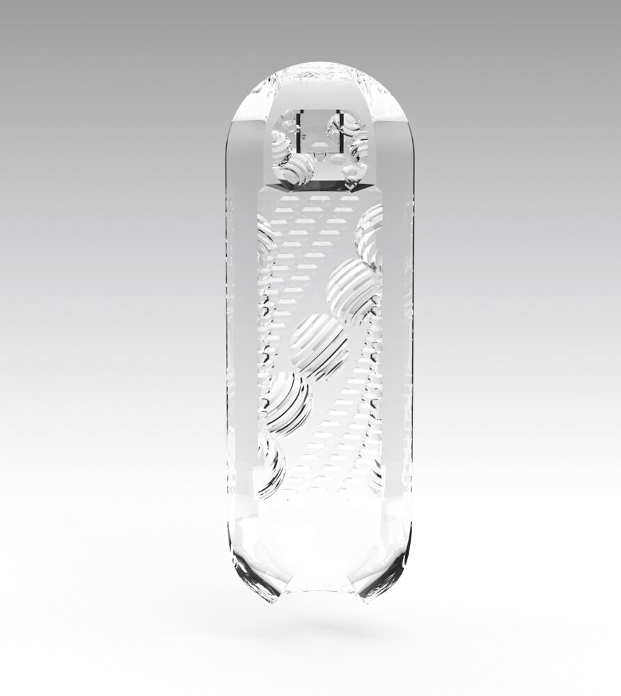 TENGA Spinner - Masturbatore Trasparente a Bobina Rotante