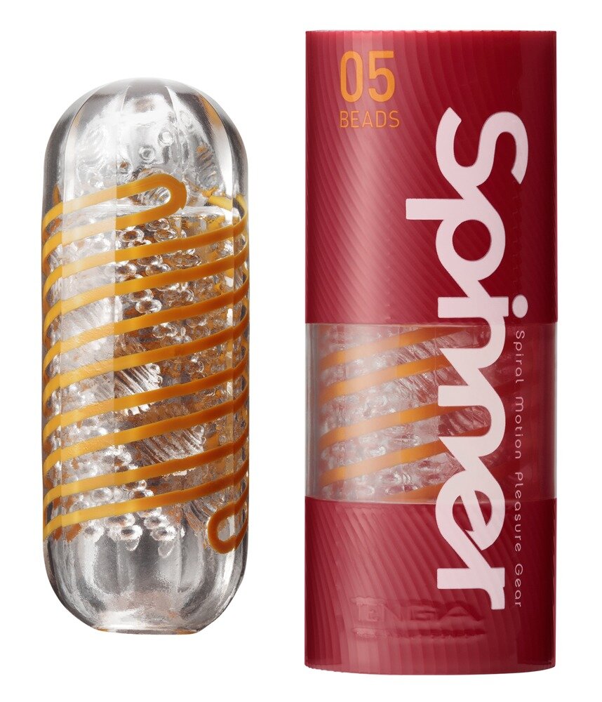 TENGA Spinner - Masturbatore Trasparente a Bobina Rotante