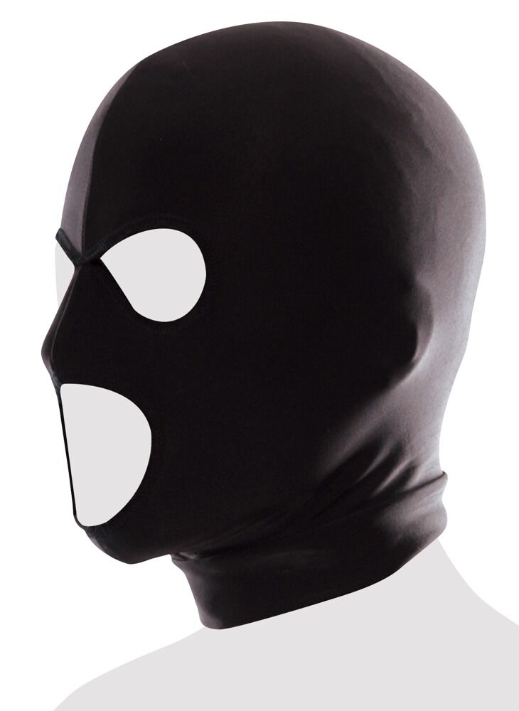 Fetish Fantasy Spandex 3-Hole Hood - Maschera Elastica