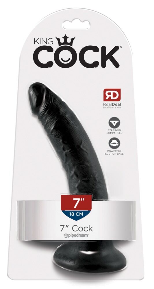 King Cock 7 Pollici - Dildo Realistico con Ventosa