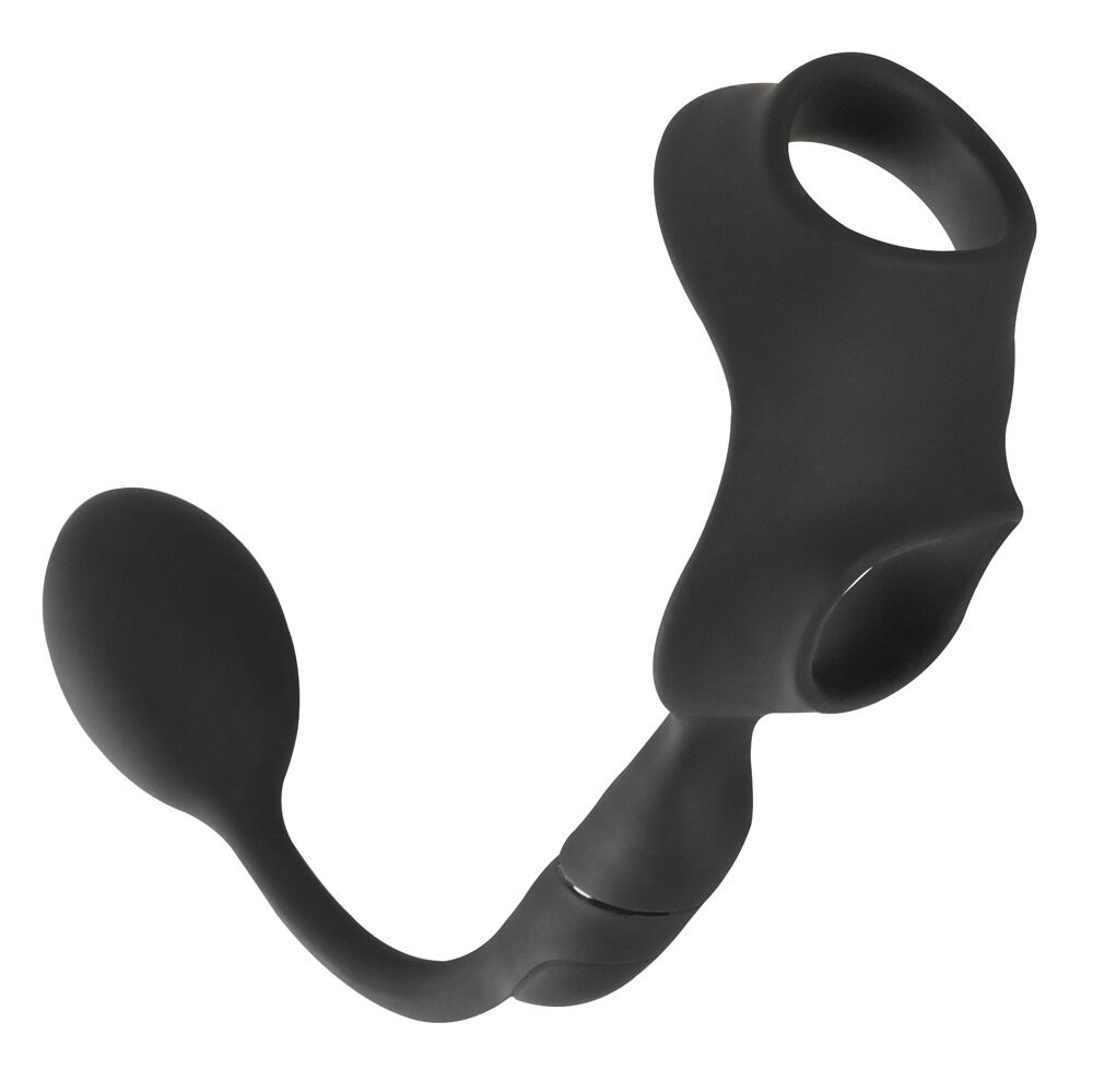 Rebel - Cock Ring with Remote-Controlled Anal Plug
