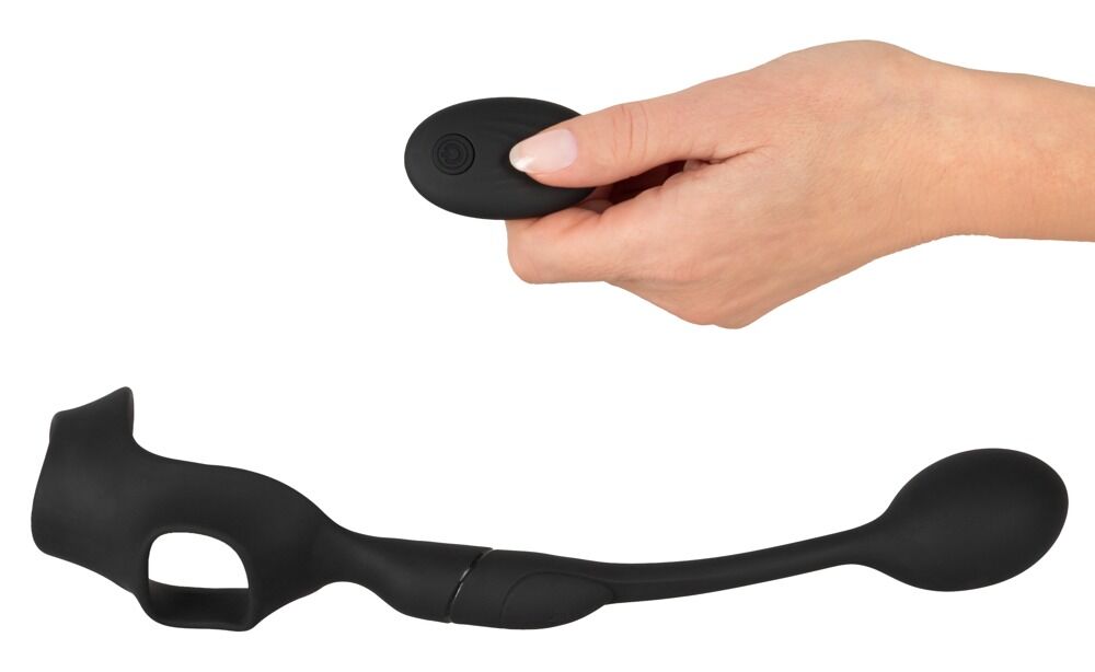 Rebel - Cock Ring with Remote-Controlled Anal Plug