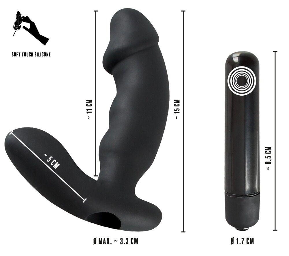 Rebel Prostata Vibrator - Vibratore con Stimolatore Perineale