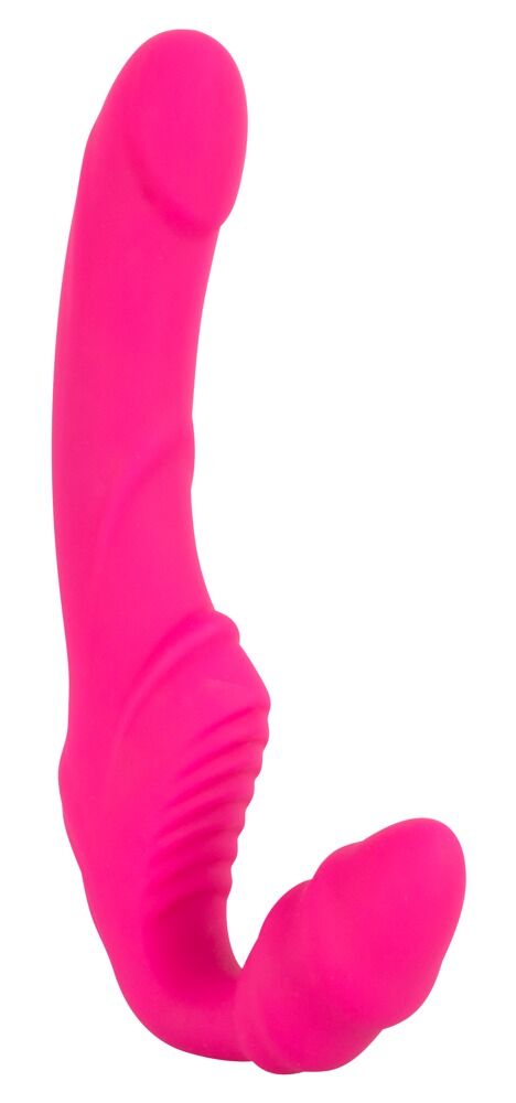 Strapless Strap-On Vibrating - Strapless Double Dildo