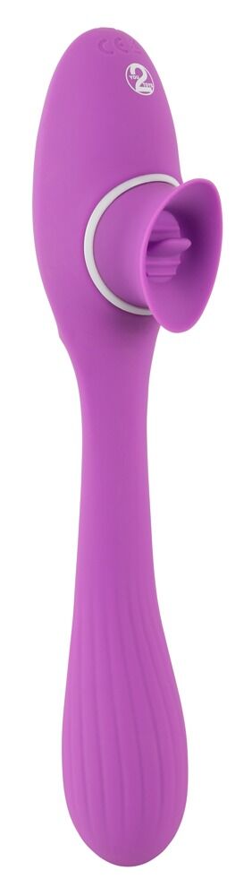 You2Toys Bendable Vibe - Vibratore Flessibile con Lingua Leccante