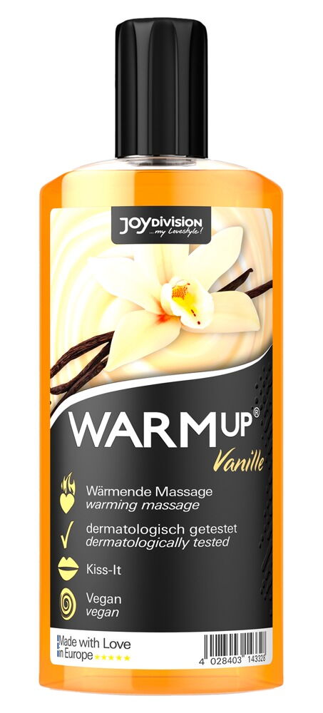 Joydivision WARMup Vanilla - Liquido da Massaggio Riscaldante - 150 ml
