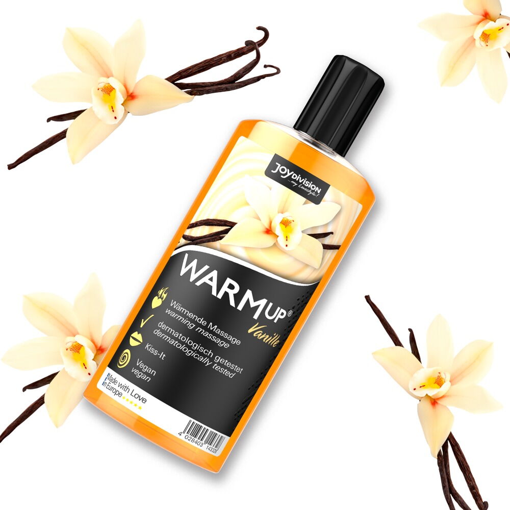 Joydivision WARMup Vanilla - Liquido da Massaggio Riscaldante - 150 ml