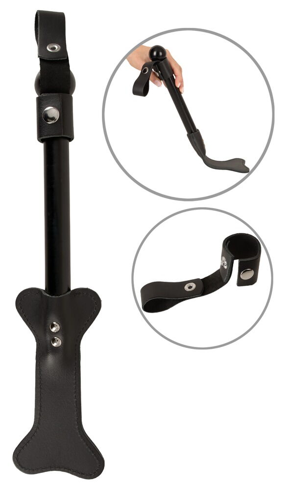 ZADO Paddle in Pelle con Manico in Legno