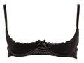 Cottelli LINGERIE - Reggiseno a Balconcino Ricamato Leggermente Imbottito Nero