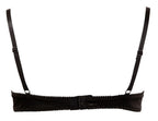 Cottelli LINGERIE - Reggiseno a Balconcino Ricamato Leggermente Imbottito Nero