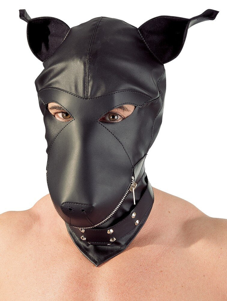 Fetish Collection - Maschera da Cane in Similpelle