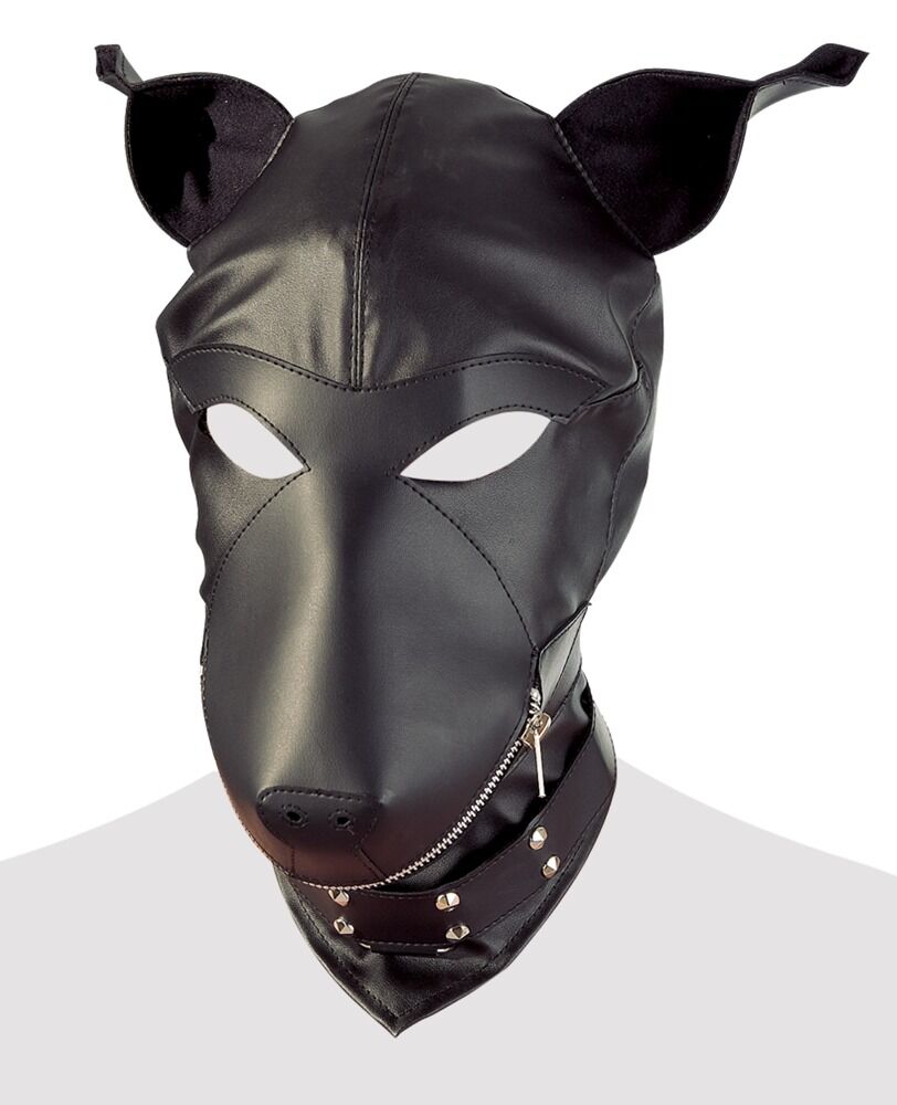 Fetish Collection - Maschera da Cane in Similpelle