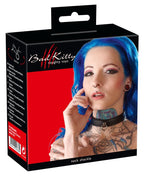 Bad Kitty Collare Stretto con Anello in Similpelle