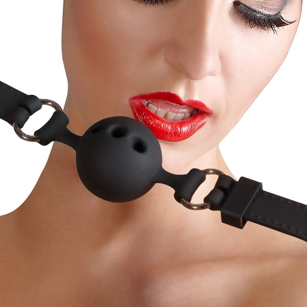 Bad Kitty Bavaglio in Silicone con Fori d'Aria - Medium