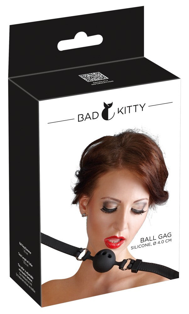 Bad Kitty Bavaglio in Silicone con Fori d'Aria - Medium