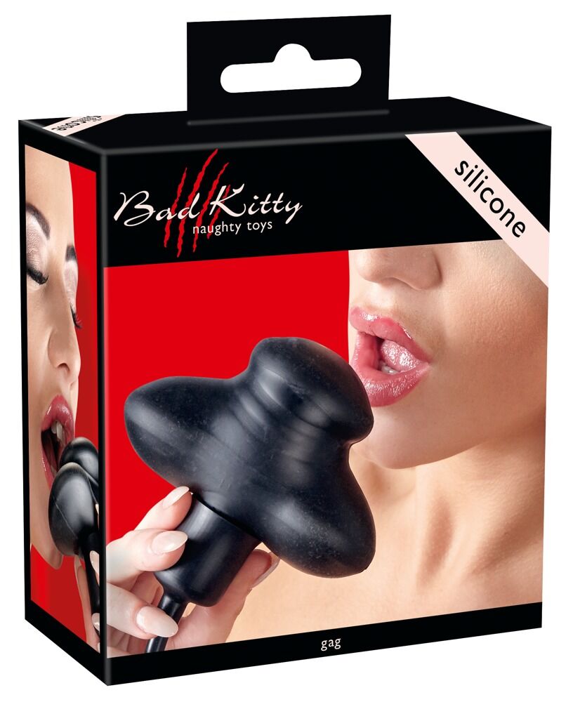 Bad Kitty Bavaglio a Farfalla Gonfiabile in Silicone