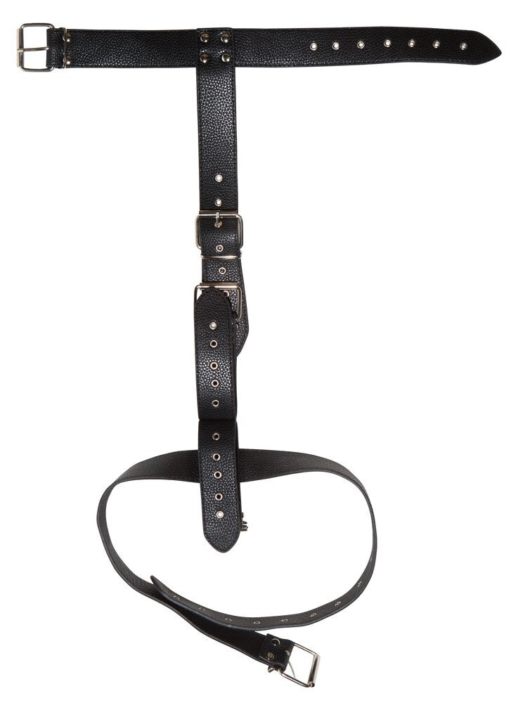 Bad Kitty Imbracatura Collo-Polsi in Similpelle con Manette