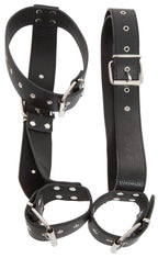 Bad Kitty Imbracatura Collo-Polsi in Similpelle con Manette