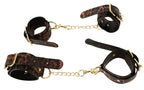 Bad Kitty Set Bondage 6 Pezzi in Similpelle Leopardata