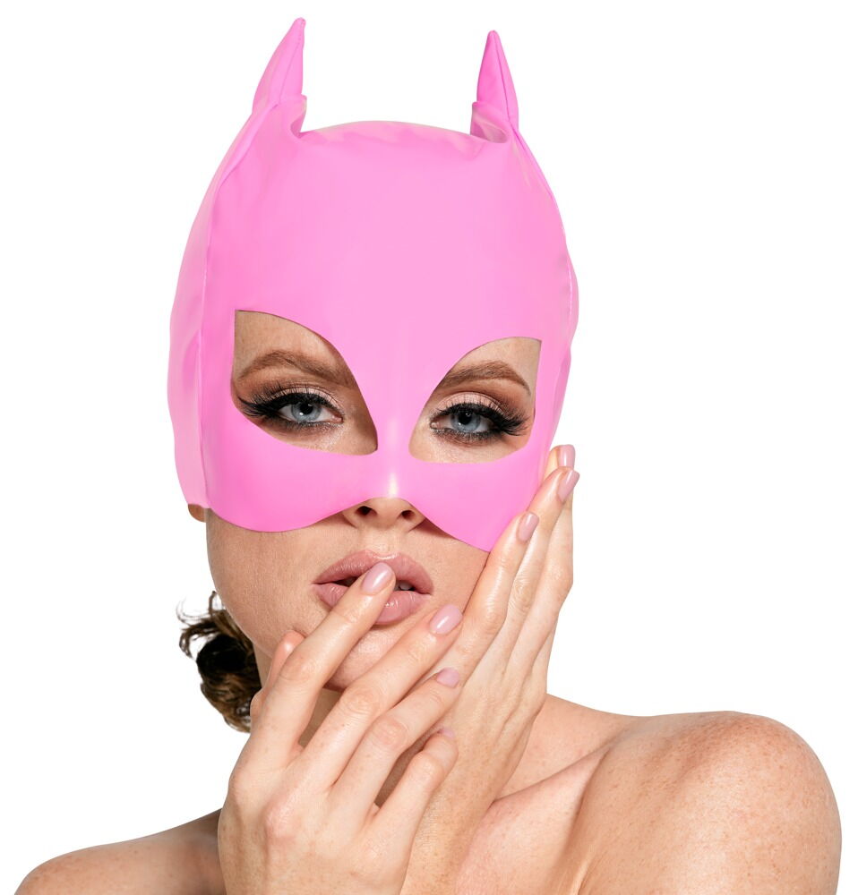 Black Level - Mezza Maschera da Gattina in Vinile Rosa