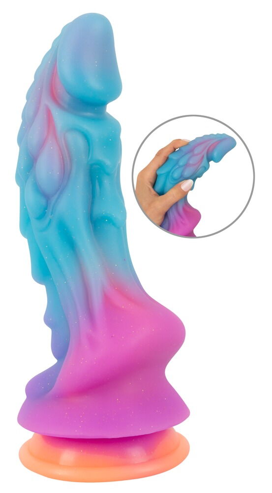 Beasty Cocks Mystic Dragon - Dildo Fantasy Glitterato con Ventosa