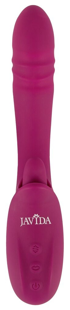 JAVIDA - Vibrador con Empuje y Lengua para el Clítoris