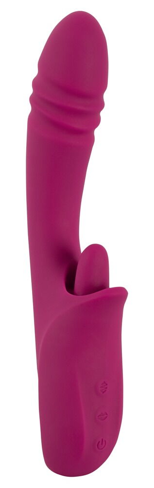 JAVIDA - Vibrador con Empuje y Lengua para el Clítoris