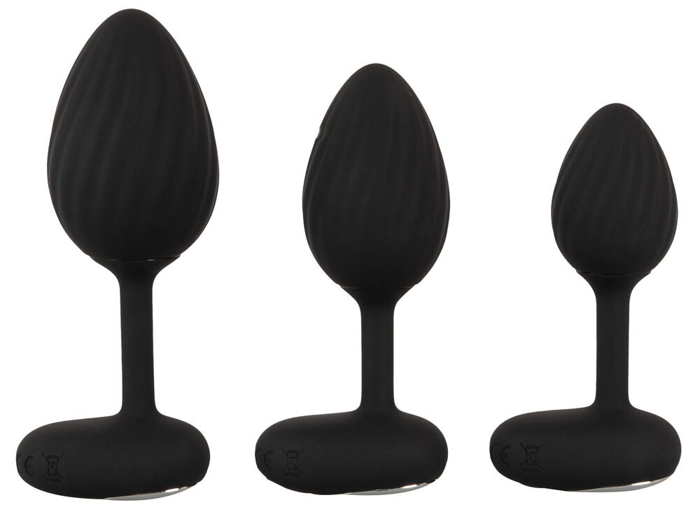 ANOS - Set de 3 Plugs Anales Vibradores con Mando
