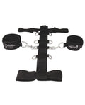 Lux fetish 3pc adjustable neck & wrist restraint set