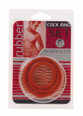 Soft c ring set red