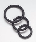 Nitrile cock ring set-black